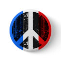 Peace In France buttons by FlagStore Peace In France buttons