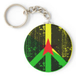 Peace In French Guiana Key Chain