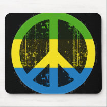 Peace In Gabon mousepads by FlagStore Peace In Gabon mousepads