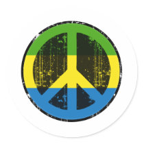 Peace In Gabon stickers