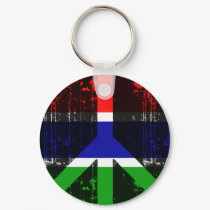 Peace In Gambia keychains by FlagStore Peace In Gambia keychains