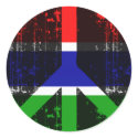 Peace In Gambia stickers by FlagStore Peace In Gambia stickers