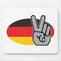 Peace In Germany Mouse Pad