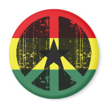 Peace In Ghana magnets by FlagStore Peace In Ghana magnets