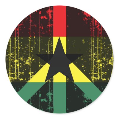 Peace In Ghana Stickers by FlagStore