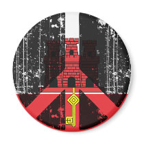 Peace In Gibraltar Refrigerator Magnet