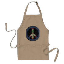 Peace In Guam aprons
