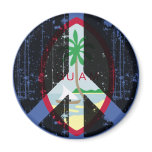 Peace In Guam magnets