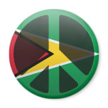Peace in Guyana magnets