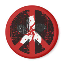 Peace In Hong Kong magnets