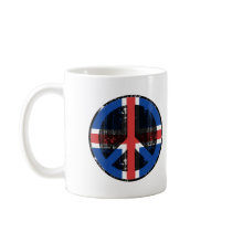 Peace In Iceland mugs by FlagStore Peace In Iceland mugs