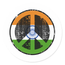 Peace In India stickers