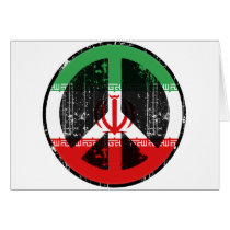 Peace In Iran Greeting Cards
