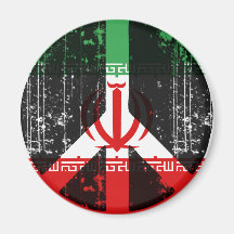 Peace In Iran Fridge Magnets