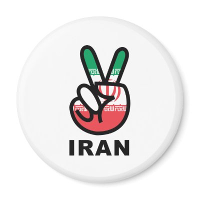 Peace In Iran Fridge Magnet by teyes143