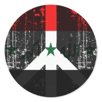 Peace In Iraq Round Stickers