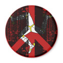 Peace In Isle Of Man magnets