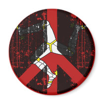 Peace In Isle Of Man magnets