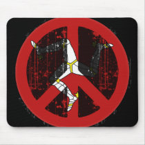 Peace In Isle Of Man mousepads by FlagStore Peace In Isle Of Man mousepads