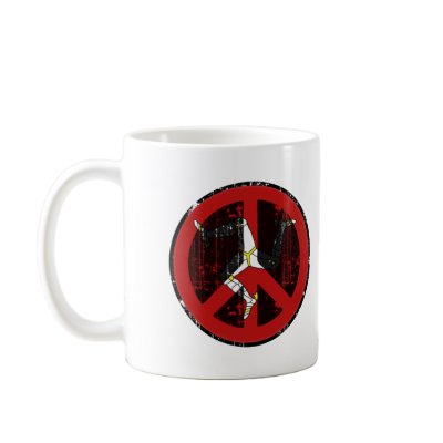 Peace In Isle Of Man Mugs by FlagStore