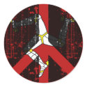 Peace In Isle Of Man stickers by FlagStore Peace In Isle Of Man stickers