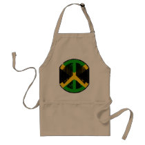 Peace In Jamaica aprons