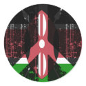 Peace In Kenya stickers by FlagStore Peace In Kenya stickers