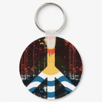 Peace In Kiribati keychains