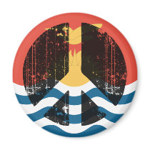 Peace In Kiribati magnets by FlagStore Peace In Kiribati magnets