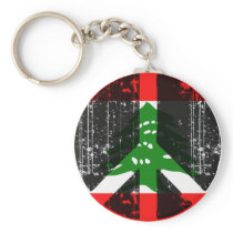 Peace In Lebanon Keychain