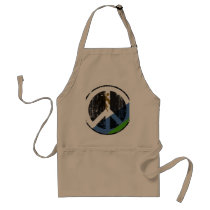 Peace In Lesotho aprons by FlagStore Peace In Lesotho aprons