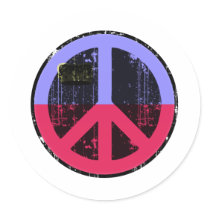 Peace In Lichtenstein stickers
