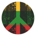 Peace In Lithuania stickers by FlagStore Peace In Lithuania stickers