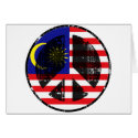 Peace In Malaysia cards by FlagStore Peace In Malaysia cards