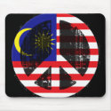 Peace In Malaysia mousepads by FlagStore Peace In Malaysia mousepads