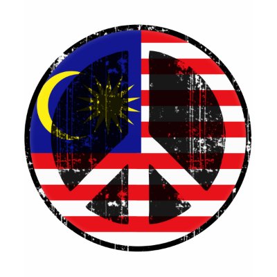 Peace In Malaysia T-shirts by FlagStore