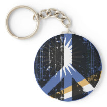 Peace In Marshall Islands Key Chains
