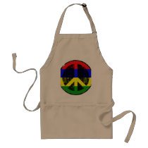 Peace In Mauritius aprons by FlagStore Peace In Mauritius aprons