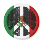 Peace In Mexico Magnets