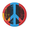 Peace In Mongolia magnets by FlagStore Peace In Mongolia magnets