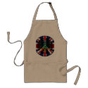 Peace In Montserrat aprons