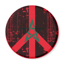 Peace In Morocco magnets by FlagStore Peace In Morocco magnets