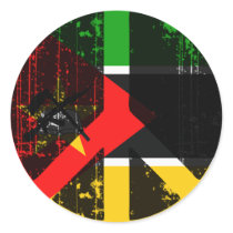 Peace In Mozambique stickers by FlagStore Peace In Mozambique stickers