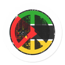 Peace In Mozambique stickers by FlagStore Peace In Mozambique stickers