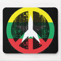 Peace In Myanmar mousepads by FlagStore Peace In Myanmar mousepads
