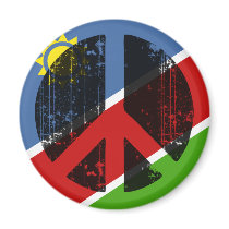 Peace In Namibia magnets by FlagStore Peace In Namibia magnets