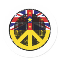 Peace In Niue stickers by FlagStore Peace In Niue stickers