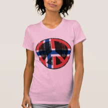 Peace In Norway Tee Shirt