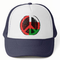 Peace In Oman Trucker Hats