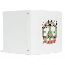 Peace in Palestine Vinyl Binder